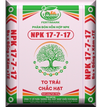 Phân bón Fertimark NPK 17-7-17 bao dệt