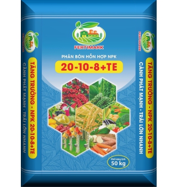 Phân bón Fertimark NPK 20-10-8+TE