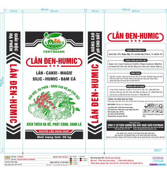 Phân bón Lân Đen Humic